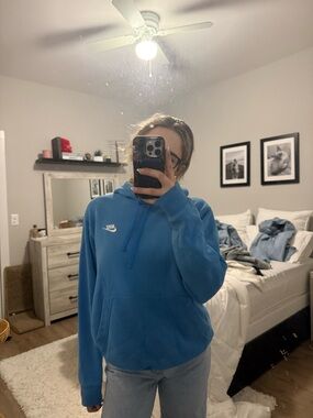 Nike Blue Hoodie Sweatshirt